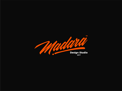 Madara / Design Studio LOGO blue design design art drawing flat gold illustration logo orange logo red studio typogaphy typography vector