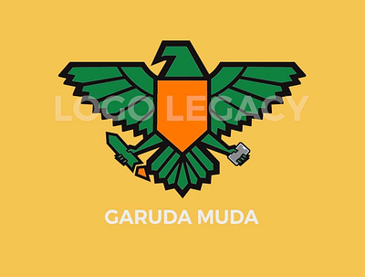 Garuda Muda, logo for Sale branding design garuda logo vector