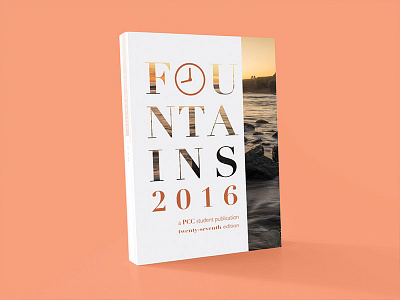 Fountains book cover layout print