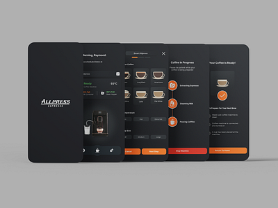 IOT Espresso Machine App Concept