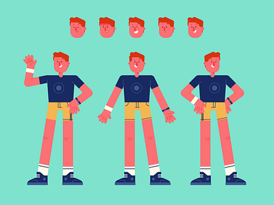 Character Model Sheet designs, themes, templates and downloadable graphic  elements on Dribbble