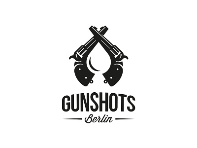 Gunshots berlin drop gun juice negative space shot weapon