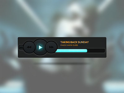 Music player glow media player music music player player ui