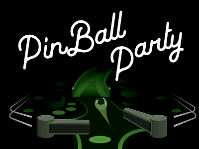 Pinball Party illustration vector
