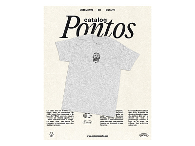 Pontos Poster branding design graphic design poster typography vector