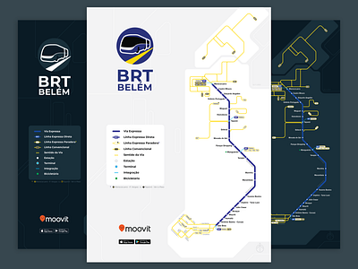 BRT Belém Map belem brazil brt bus map metro metro map moovit transit