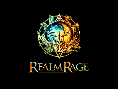 Realm Rage branding design graphic design illustration logo