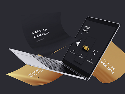 Library Website ebook flat design gold. cars. parenting landing mac mockup papers website youtube