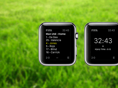Referee App - Apple Watch Concept apple watch designer football ios london product product designer