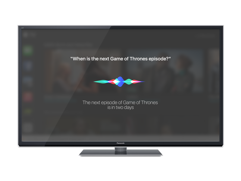 Siri for TV product designer designer product london tab design challenge tv apple siri