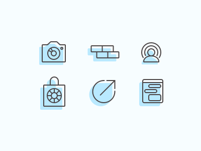 Marketing Icons by Ryan Murphy on Dribbble