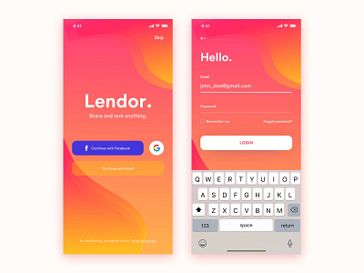 Login & Sign Up app branding design ecommerce flat illustration ios iphone redesign revamp sketch ui user center design user experience user interface ux vector website