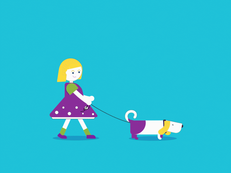Walking... vector illustration design dribbble character rigging motiongraphic walkcycle motion graphicdesign animation