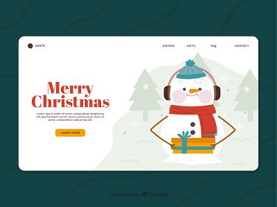 Christmas Landing Page