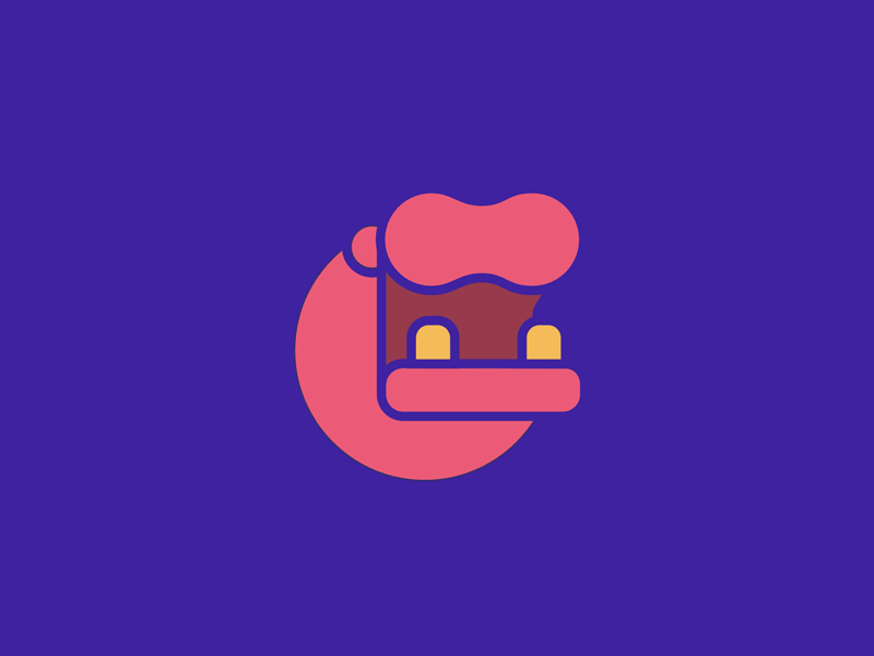 Hippo Logo Animated adobe after effects animation branding games icon illustrator logo logo design phant m77 photoshop streaming twitch
