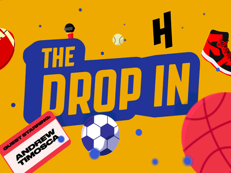 The Drop In adobe after effects animation basketball bleacher report branding design illustrator intro logo sports the drop in title sequence vector
