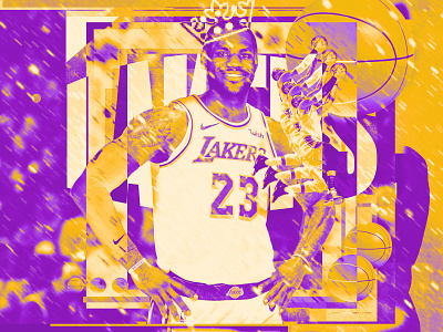 LeBron James LA Lakers Jersey by Mista Matt Design on Dribbble