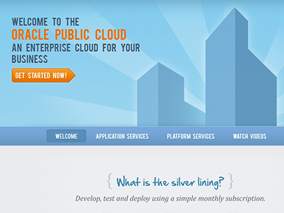 Oracle Cloud cloud oracle website