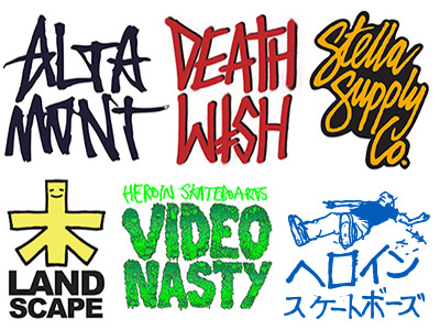 Skateboard Industry Logos