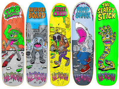 Heroin Shaped Boards