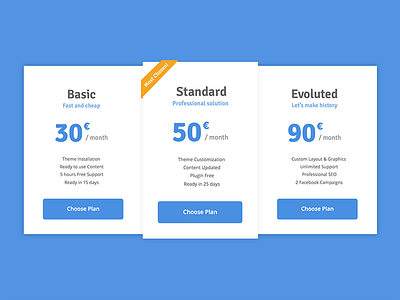 Pricing Table