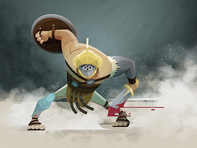 Gladiateur Dribbble