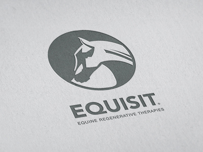 Equisit logo equine horse logo