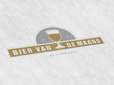 Beer of the month alken maes beer belgium bier drink gold heineken logo maes maneuver silver