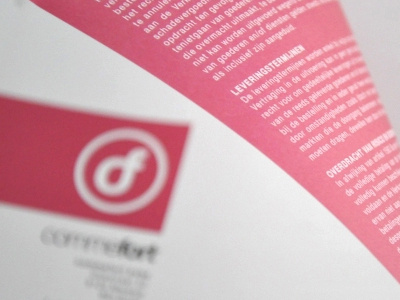 Commefort2 branding commefort logo pink