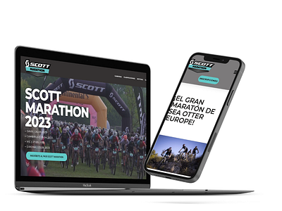 Scott Marathon 2023 website adobexd elementor ui web design