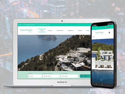 Real estate website with Wordpress adobexd design elementor jetengine ui web design