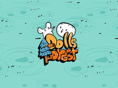 DollsForest Game Logo character design game illustration logo