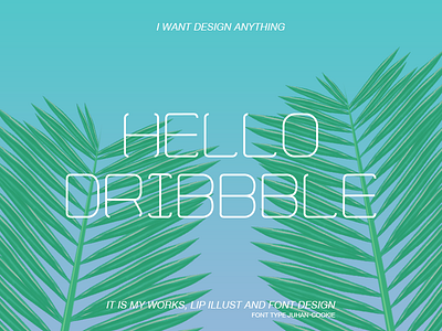 hello dribbble first hello start