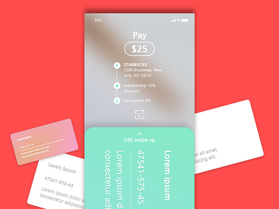 card app concept design