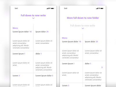 memo app concept memo