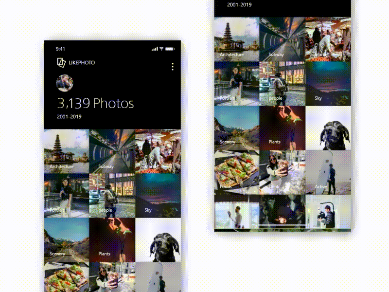 photo app concept