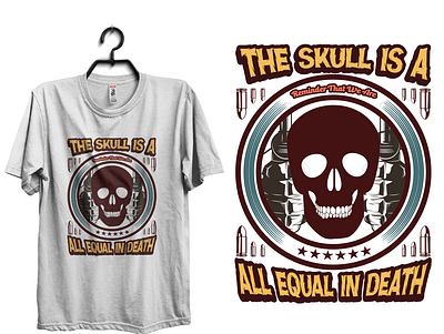 Skull T-shirt Design tshirt design tutorial