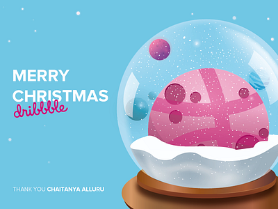 Hello Dribbble hello dribbble merry christmas