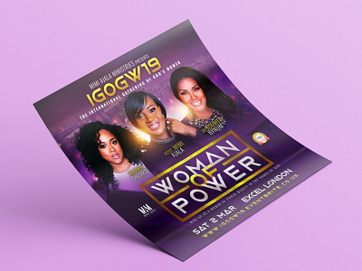 Women E-flyer design