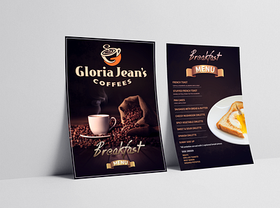 Gloria Jeans Coffees Menu Design design graphic design illustration typography vector