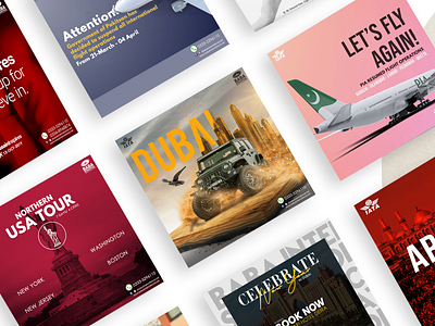 Travel Agency Social Media Banners Design