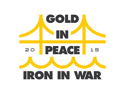 Dave & Ellie Adopt! 2015 adoption bridge gold golden gate bridge iron peace san francisco war water