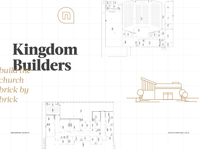 Kingdom Builders branding build church grid kingdom builders newspring