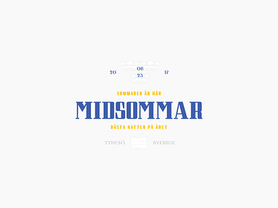 Midsommar 2017 midsommar primary scandinavian summer sverige sweden swedish tradition type type design typography