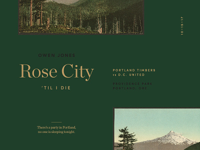 There's a Party in Portland owen jones portland scarves soccer timbers