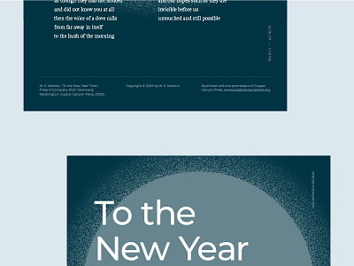 Little Free Poem 2018 layout montserrat new year poem poetry poster scala typography