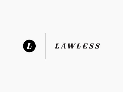 Lawless: First Round Reject black and white branding design layout portland typography