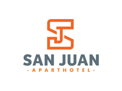 Apartamentos San Juan apartment branding icon isotype lettering logo logotype