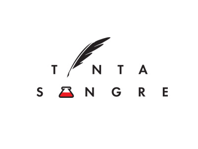 Tinta Sangre (Ink Blood) blood branding icon lettering logo logotipo logotype pen