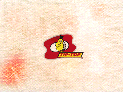 (GIF animation) Tip-Top adobe animation branding character chicken company egg fabric gif hat industry logo logotype restaurant tip top